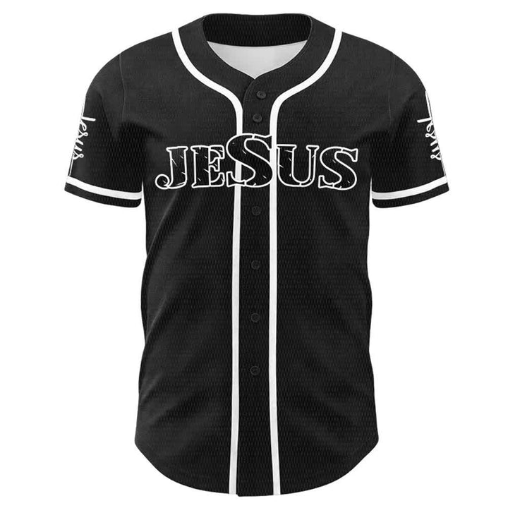 Christianartworkshop No Weapon Formed Against Me Shall Prosper Baseball Jersey - image 2