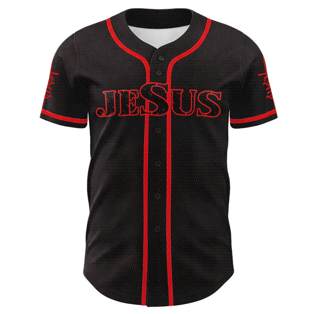 Christianartworkshop You Need Jesus Faith Statement Unisex Baseball Jersey - image 2