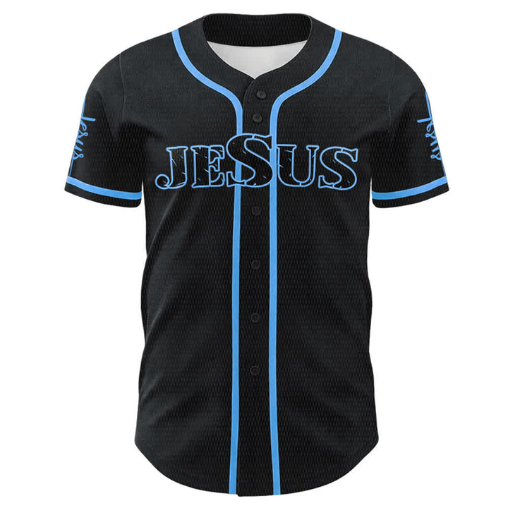 Christianartworkshop Jesus Is My Everything Faith Unisex Baseball Jersey - image 2