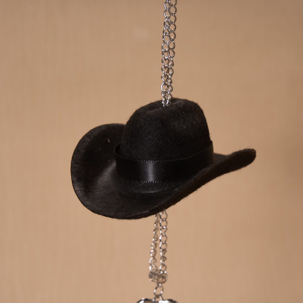 Christianartworkshop Cowboy Hat Angel Wing Wooden Cross Car Pendant: Timeless Token of Faithful Heavenly Safeguard - image 8