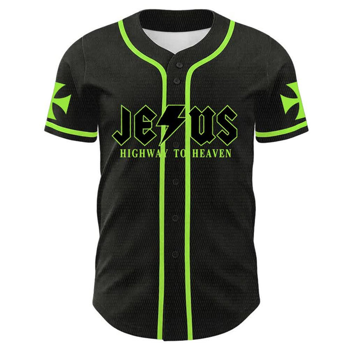 Christianartworkshop Jesus Highway To Heaven Lion Of Judah Unisex Baseball Jersey - image 17