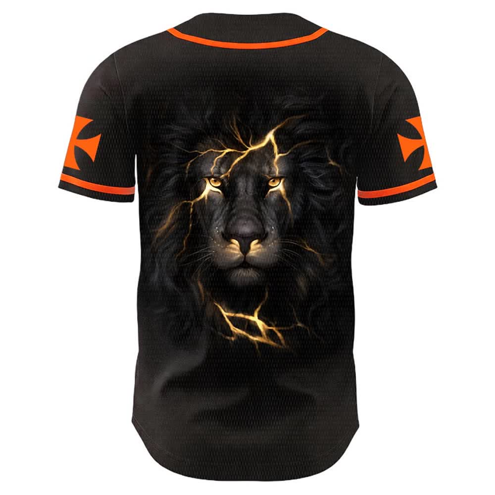 Christianartworkshop Jesus Highway To Heaven Lion Of Judah Unisex Baseball Jersey - image 10