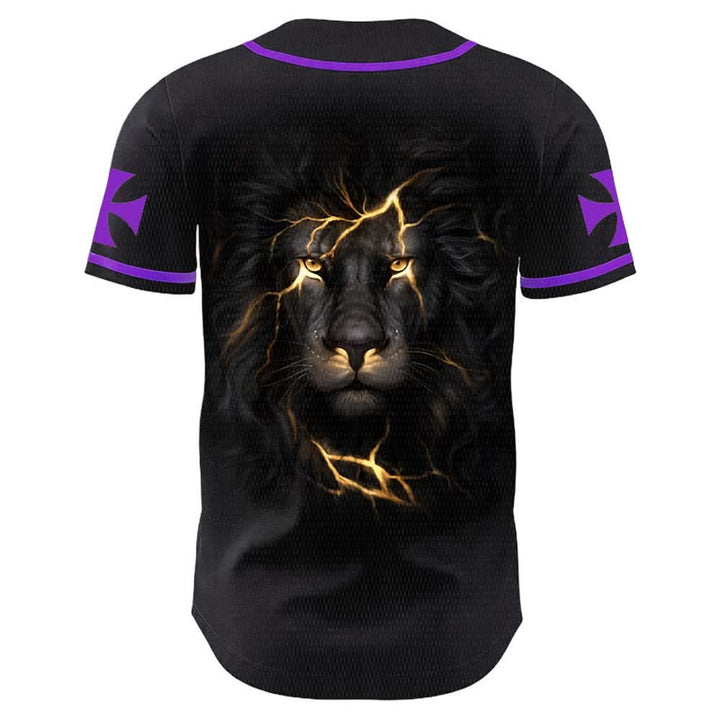 Christianartworkshop Jesus Highway To Heaven Lion Of Judah Unisex Baseball Jersey - image 19