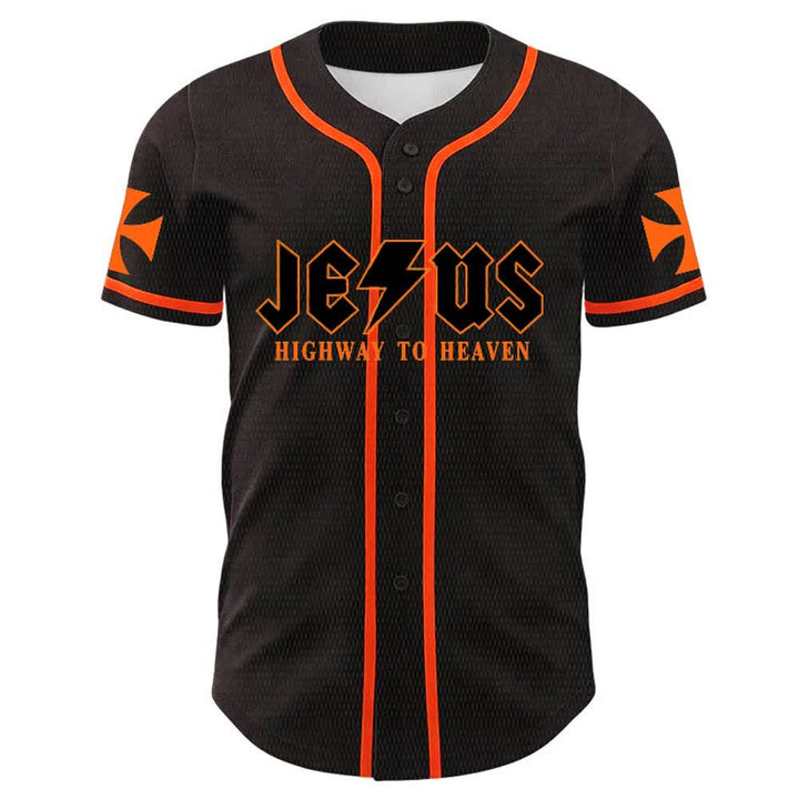 Christianartworkshop Jesus Highway To Heaven Lion Of Judah Unisex Baseball Jersey - image 11