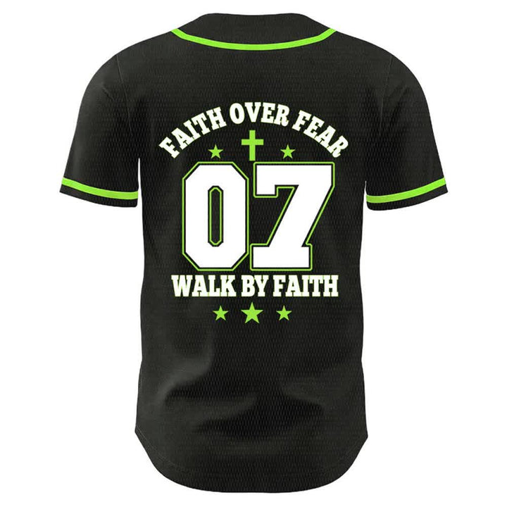 Christianartworkshop Faith Over Fear Walk By Fear Number 07 Dove Cross Unisex Baseball Jersey - image 17