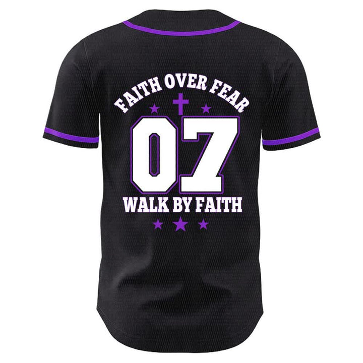 Christianartworkshop Faith Over Fear Walk By Fear Number 07 Dove Cross Unisex Baseball Jersey - image 20