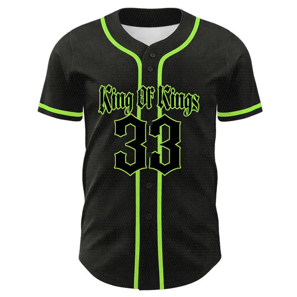 Christianartworkshop King Of Kings Number 33 Jesus Carrying Cross Unisex Baseball Jersey - image 17