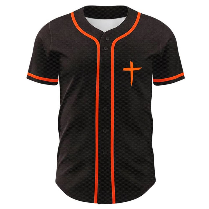 Christianartworkshop GOAT God Over All Things Simple Cross Unisex Baseball Jersey - image 11