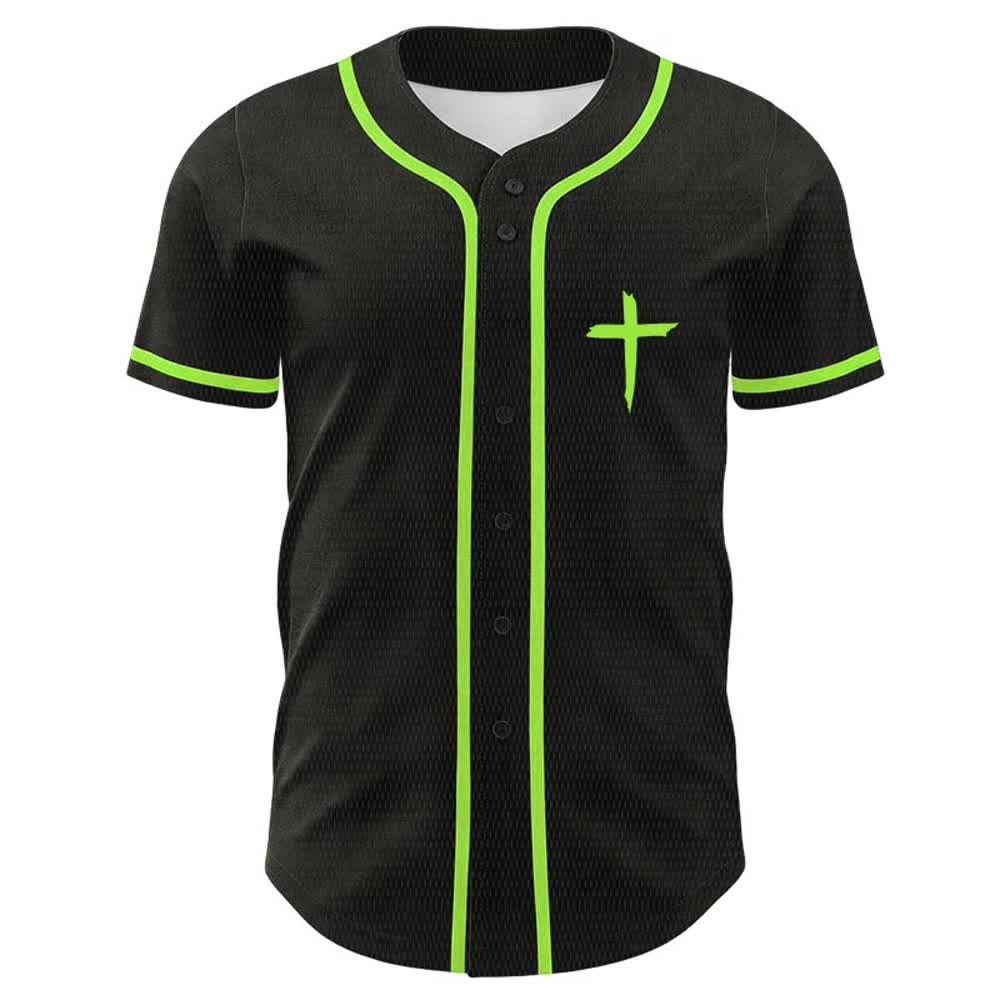 Christianartworkshop GOAT God Over All Things Simple Cross Unisex Baseball Jersey - image 17