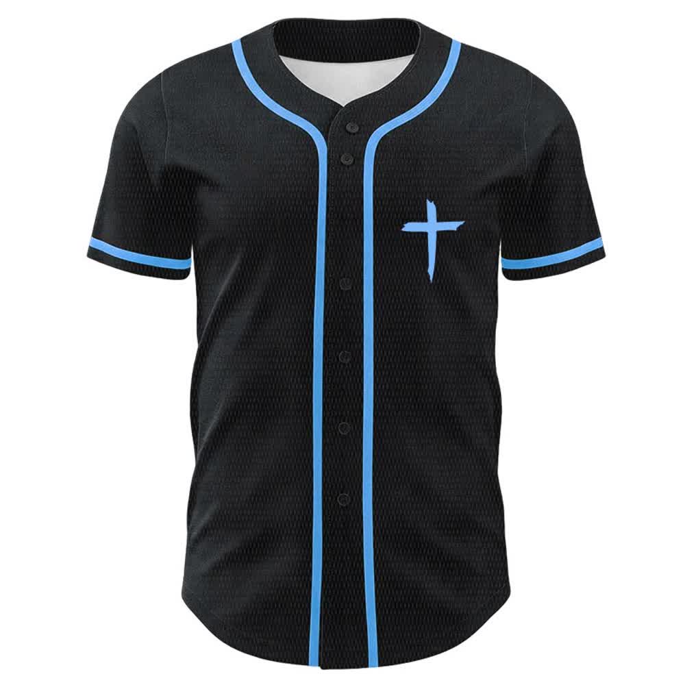 Christianartworkshop GOAT God Over All Things Simple Cross Unisex Baseball Jersey - image 14