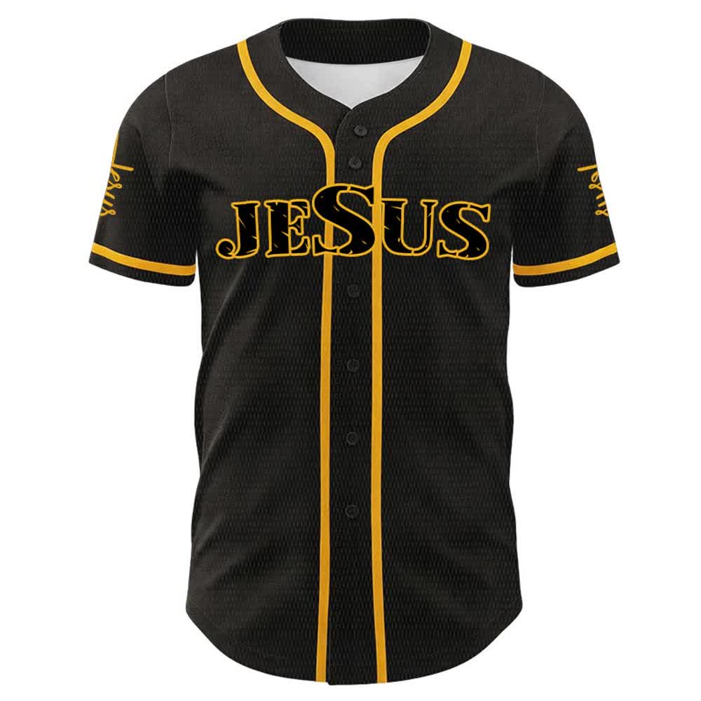 Christianartworkshop Jesus Spirit Rich Crown Of Thorns Portrait Unisex Baseball Jersey - image 5