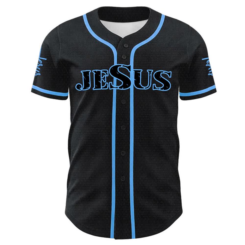 Christianartworkshop Jesus Spirit Rich Crown Of Thorns Portrait Unisex Baseball Jersey - image 2