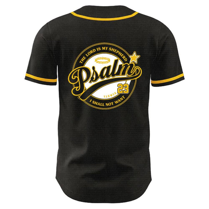 Christianartworkshop Psalm 23 The Lord Is My Shepherd Unisex Baseball Jersey - image 7