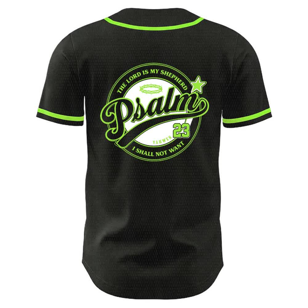 Christianartworkshop Psalm 23 The Lord Is My Shepherd Unisex Baseball Jersey - image 19