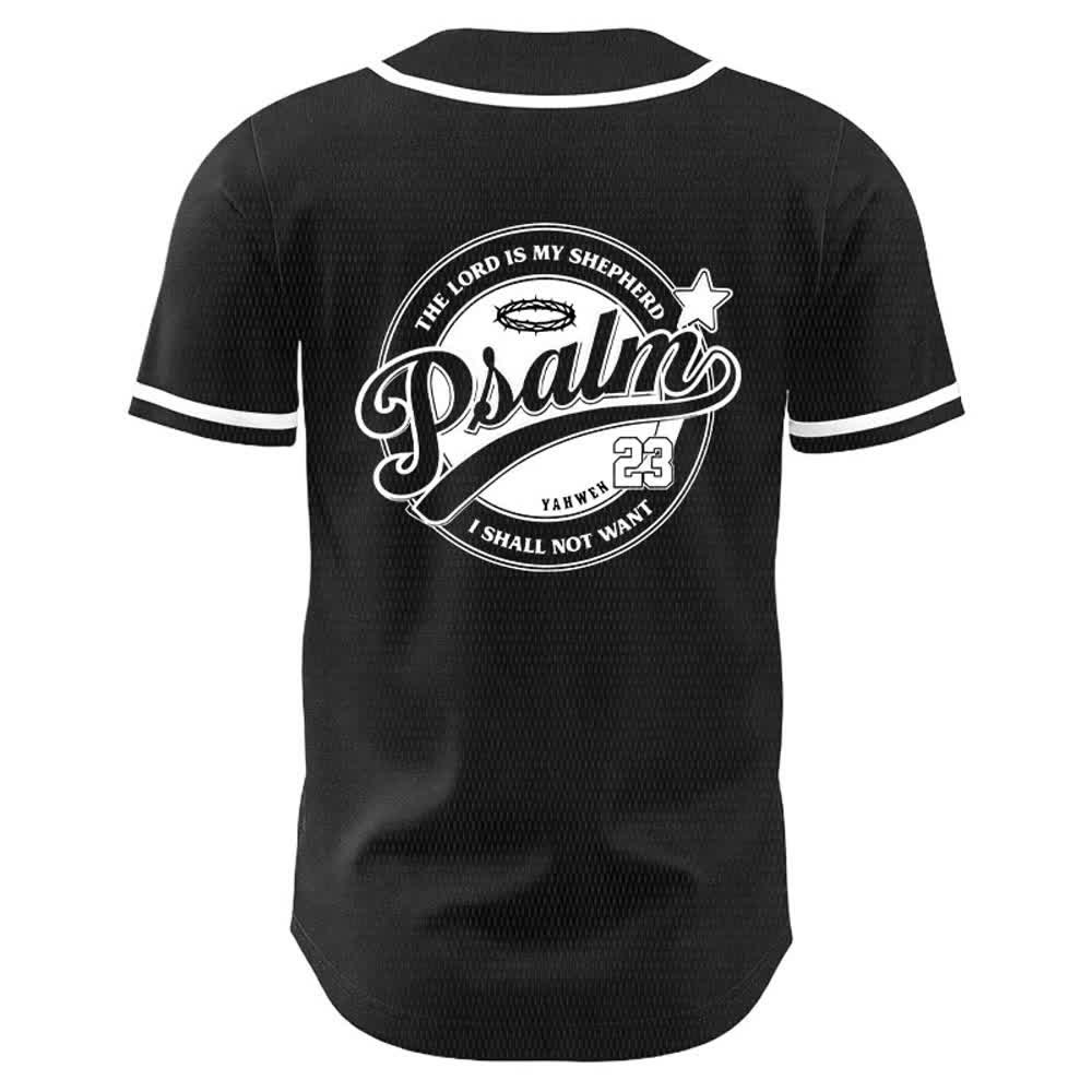 Christianartworkshop Psalm 23 The Lord Is My Shepherd Unisex Baseball Jersey - image 10