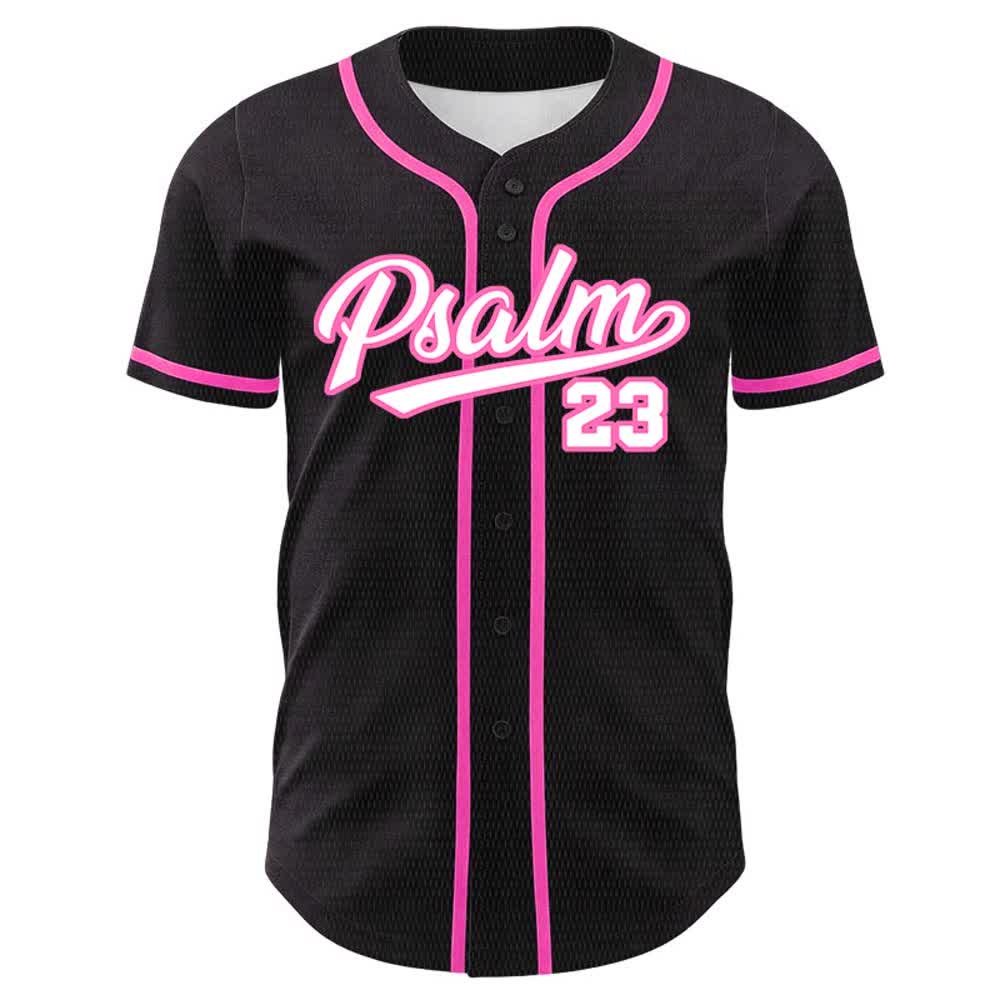 Christianartworkshop Psalm 23 The Lord Is My Shepherd Unisex Baseball Jersey - image 2