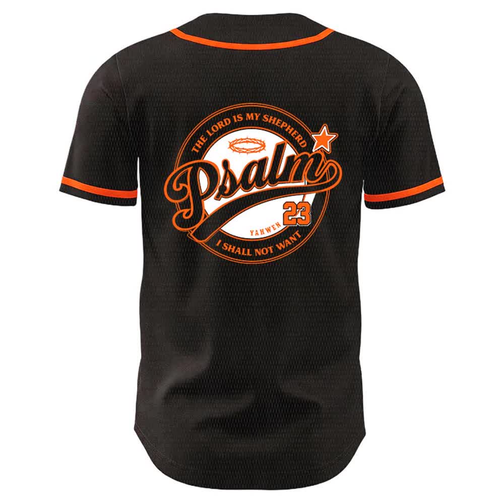 Christianartworkshop Psalm 23 The Lord Is My Shepherd Unisex Baseball Jersey - image 16