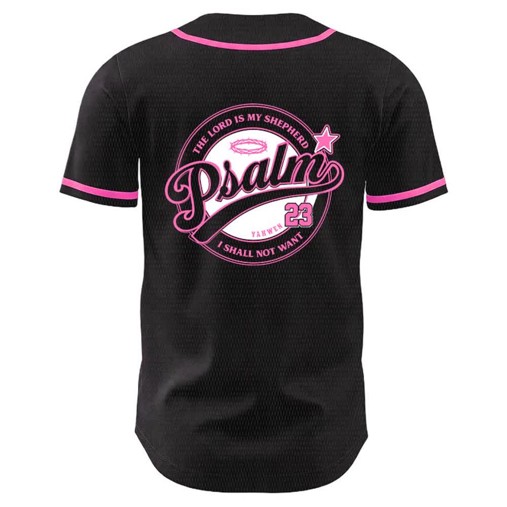 Christianartworkshop Psalm 23 The Lord Is My Shepherd Unisex Baseball Jersey - image 1