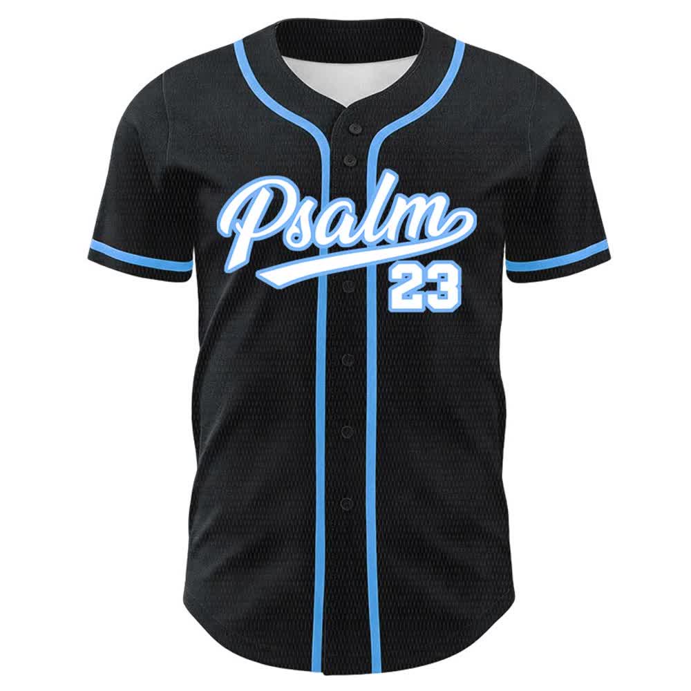 Christianartworkshop Psalm 23 The Lord Is My Shepherd Unisex Baseball Jersey - image 5