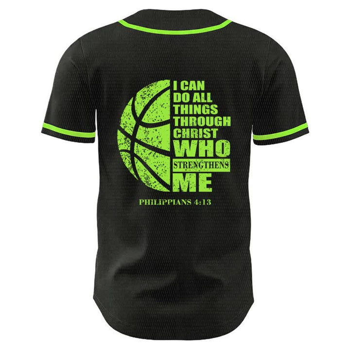 Christianartworkshop Basketball I Can Do All Things Through Christ Unisex Baseball Jersey - image 19