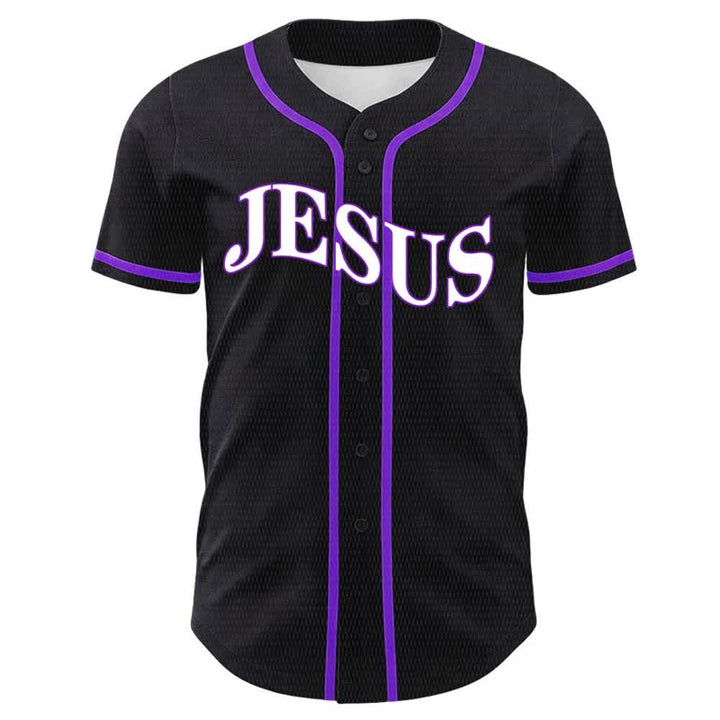 Christianartworkshop Jesus Is King John 3:16 Unisex Baseball Jersey - image 23