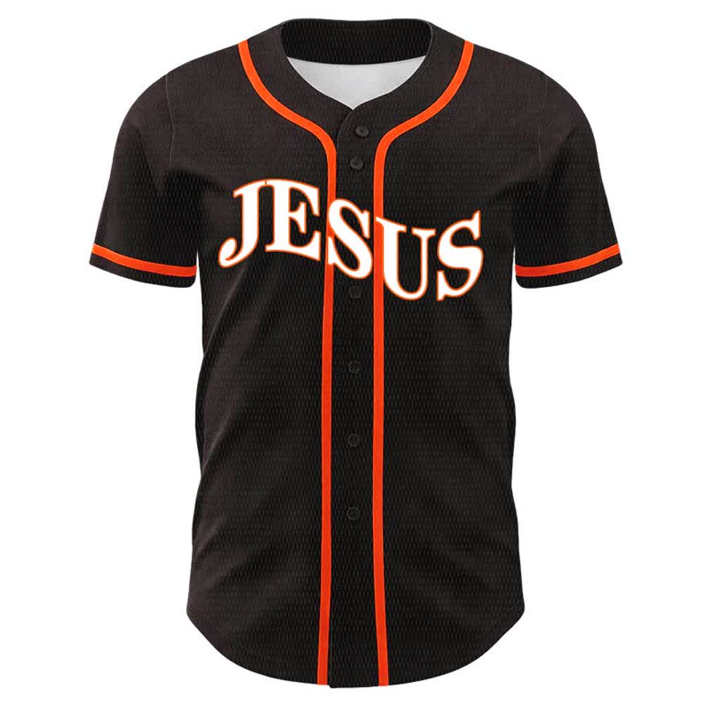 Christianartworkshop Jesus Is King John 3:16 Unisex Baseball Jersey - image 17