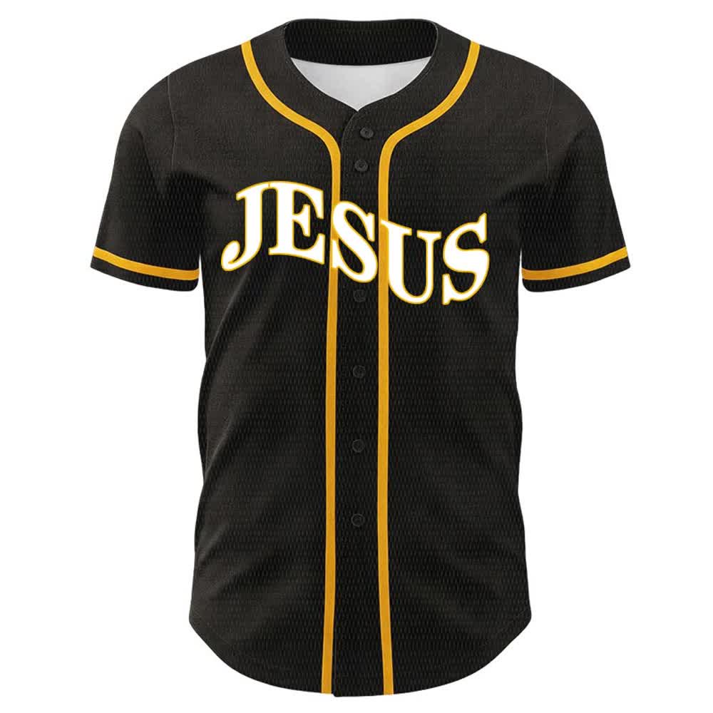 Christianartworkshop Jesus Is King John 3:16 Unisex Baseball Jersey - image 2