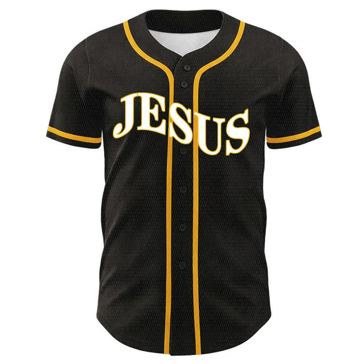 Christianartworkshop Jesus Is King John 3:16 Unisex Baseball Jersey - image 2