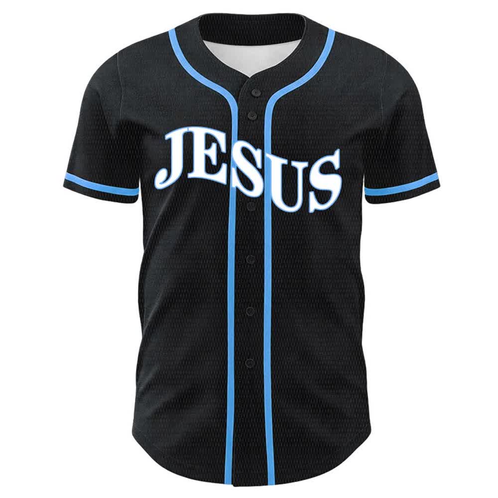 Christianartworkshop Jesus Is King John 3:16 Unisex Baseball Jersey - image 11