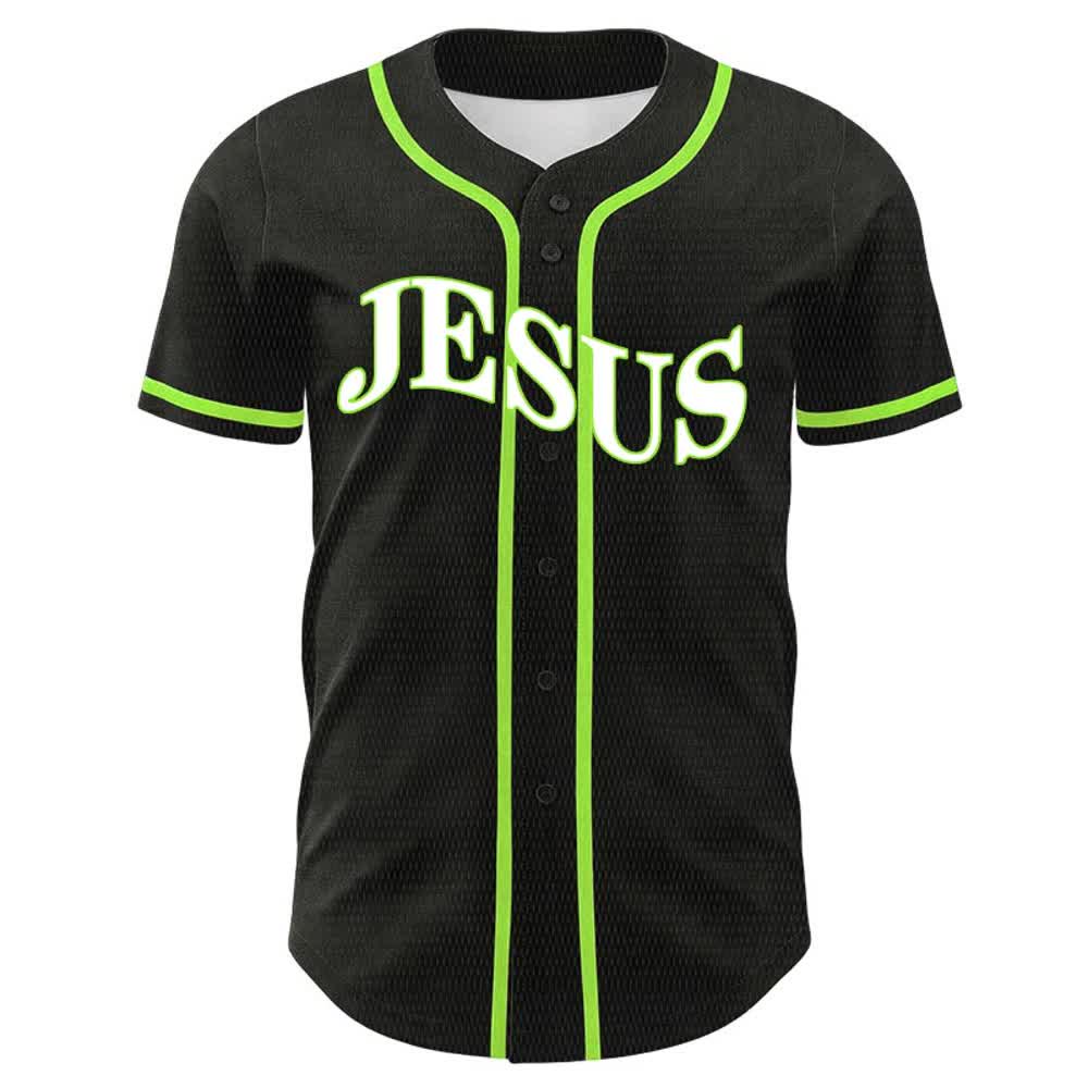 Christianartworkshop Jesus Is King John 3:16 Unisex Baseball Jersey - image 20