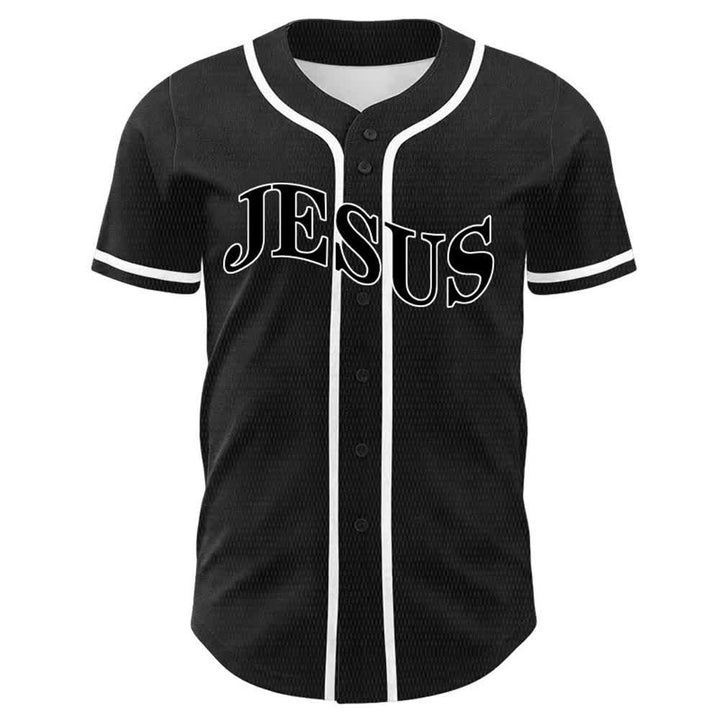Christianartworkshop Jesus Is King John 3:16 Unisex Baseball Jersey - image 5