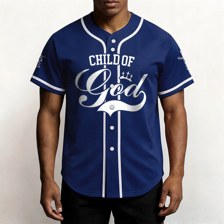 Christianartworkshop Child Of God Personalized Name Number Unisex Custom Baseball Jersey - image 43