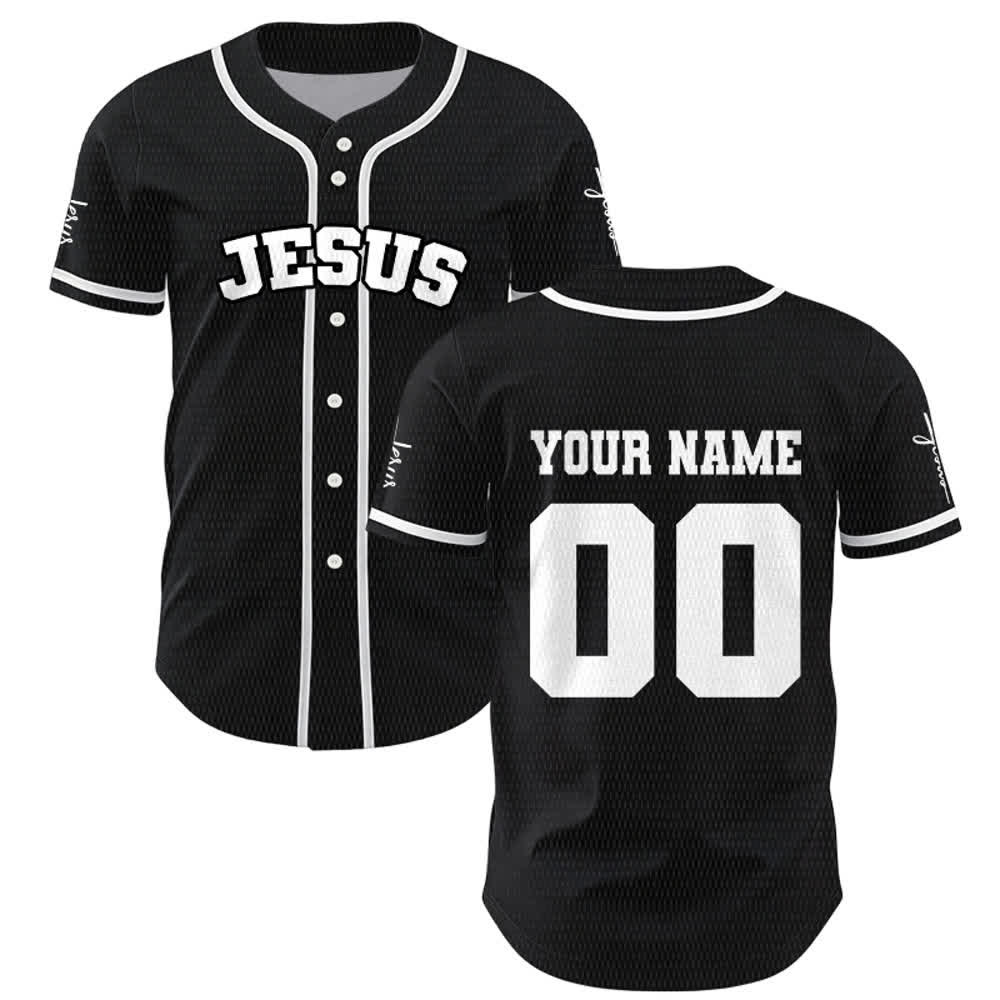 Christianartworkshop Classic Jesus Personalized Sportswear Unisex Custom Baseball Jersey - image 1