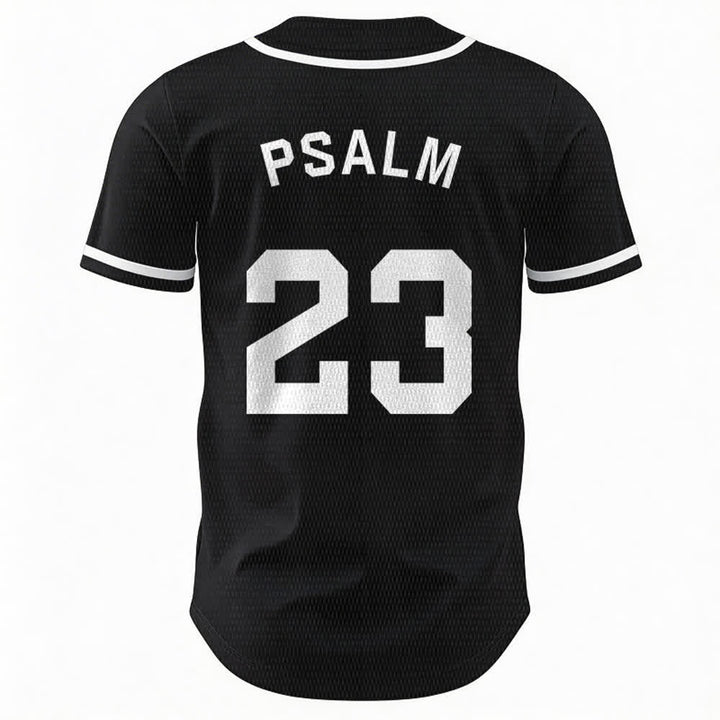 Christianartworkshop Retro Sport Style Psalm 23 Unisex Baseball Jersey - image 16