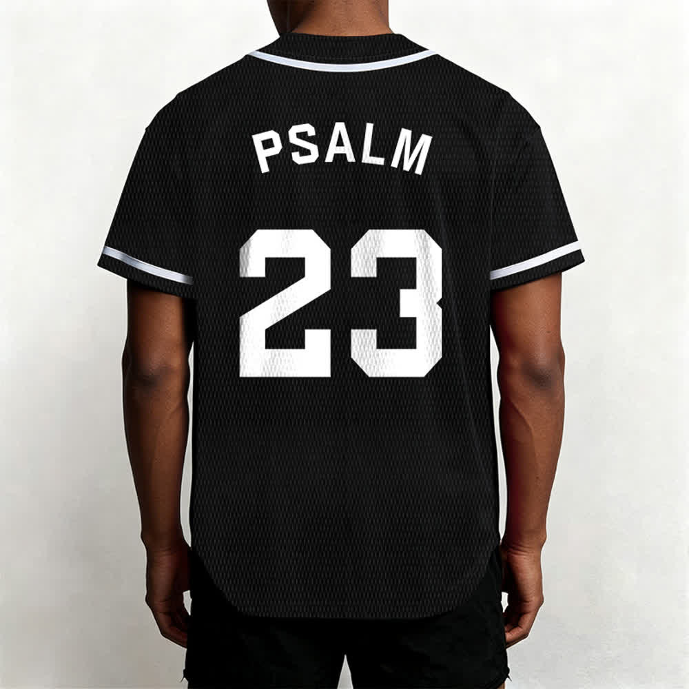Christianartworkshop Retro Sport Style Psalm 23 Unisex Baseball Jersey - image 18