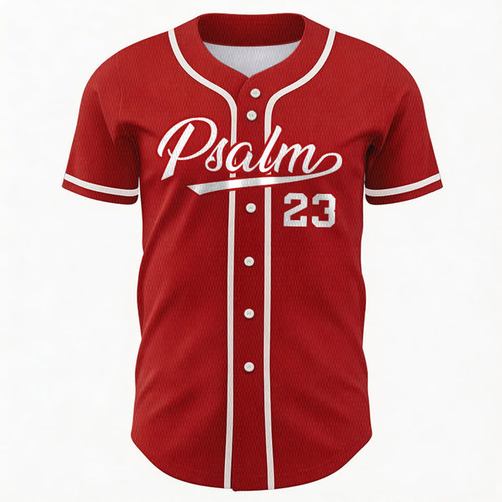 Christianartworkshop Retro Sport Style Psalm 23 Unisex Baseball Jersey - image 22
