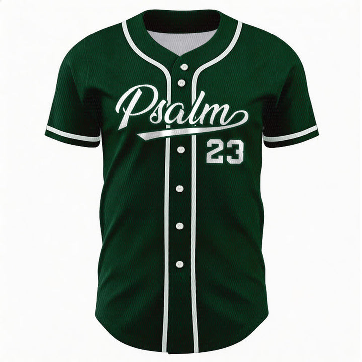 Christianartworkshop Retro Sport Style Psalm 23 Unisex Baseball Jersey - image 43