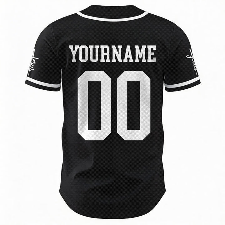 Christianartworkshop Bold Team Jesus Custom Name Number Unisex Custom Baseball Jersey - image 18