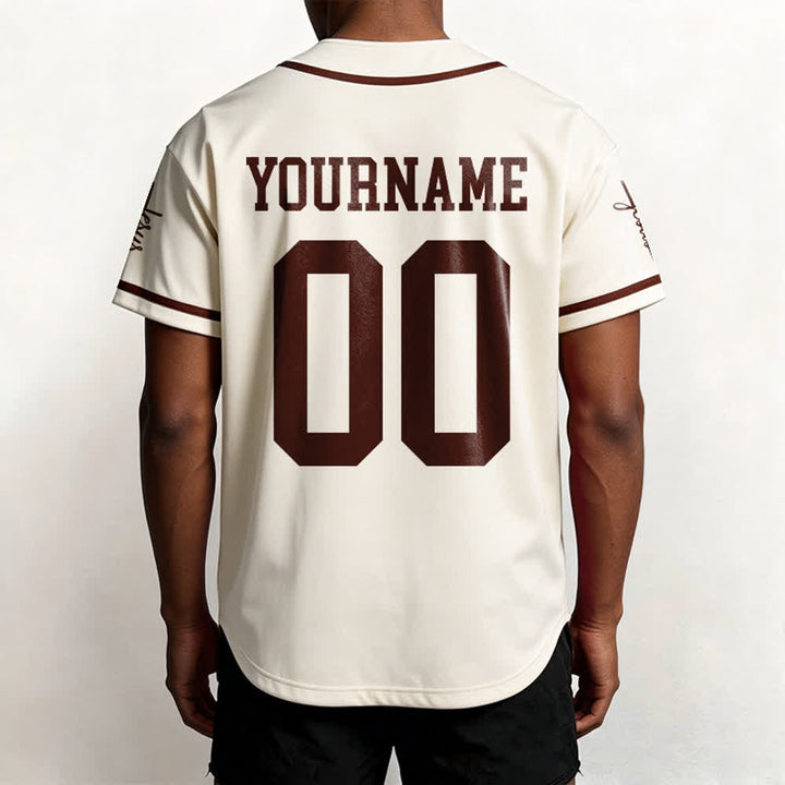 Christianartworkshop Bold Team Jesus Custom Name Number Unisex Custom Baseball Jersey - image 57