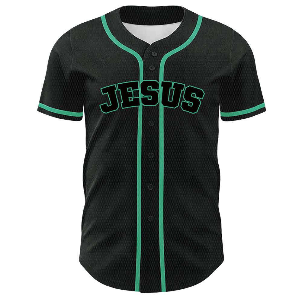 Christianartworkshop Team Jesus Number 7 Was Is Is To Come Unisex Baseball Jersey - image 26