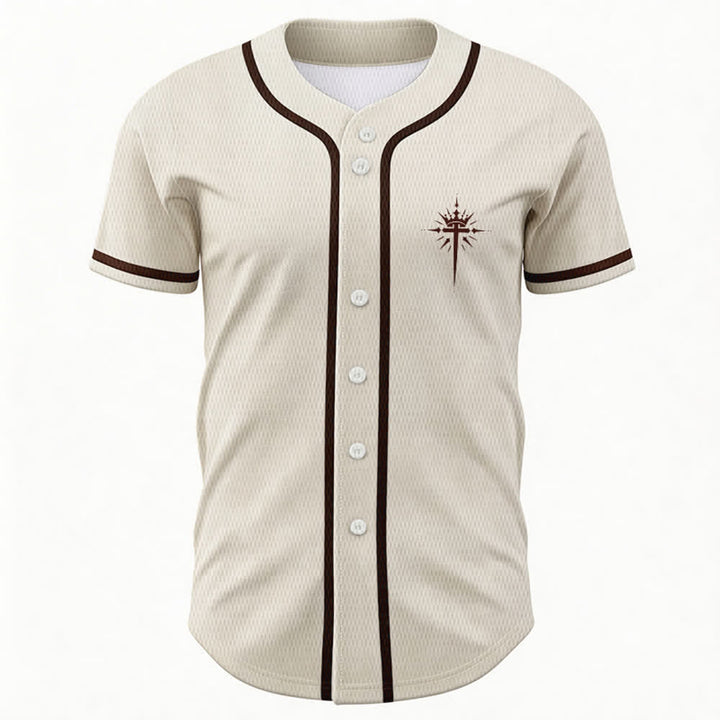 Christianartworkshop Jesus Is King Angel Wings Cross Faith Statement Custom Baseball Jersey - image 16