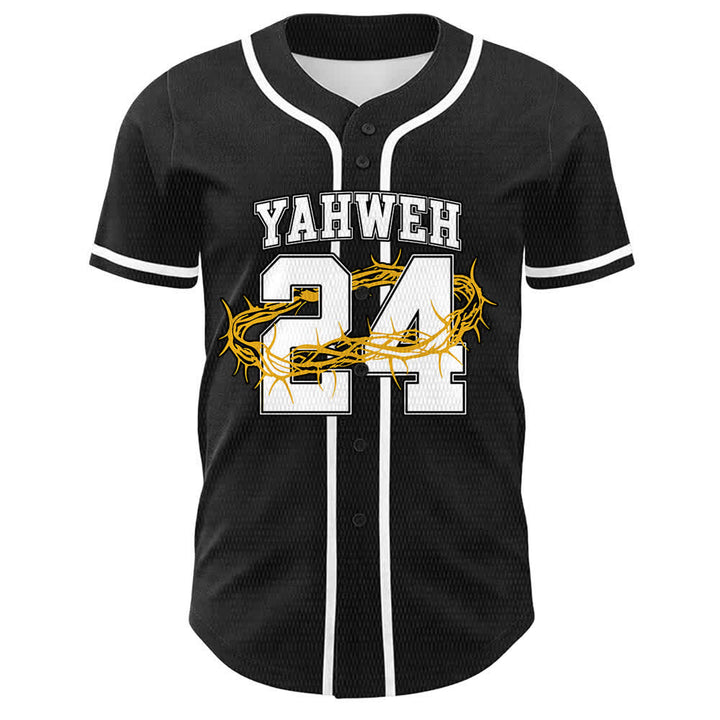 Christianartworkshop Yahweh 24 King Of Glory Psalm 24 Unisex Baseball Jersey - image 7