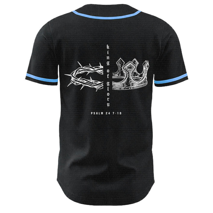 Christianartworkshop Yahweh 24 King Of Glory Psalm 24 Unisex Baseball Jersey - image 2