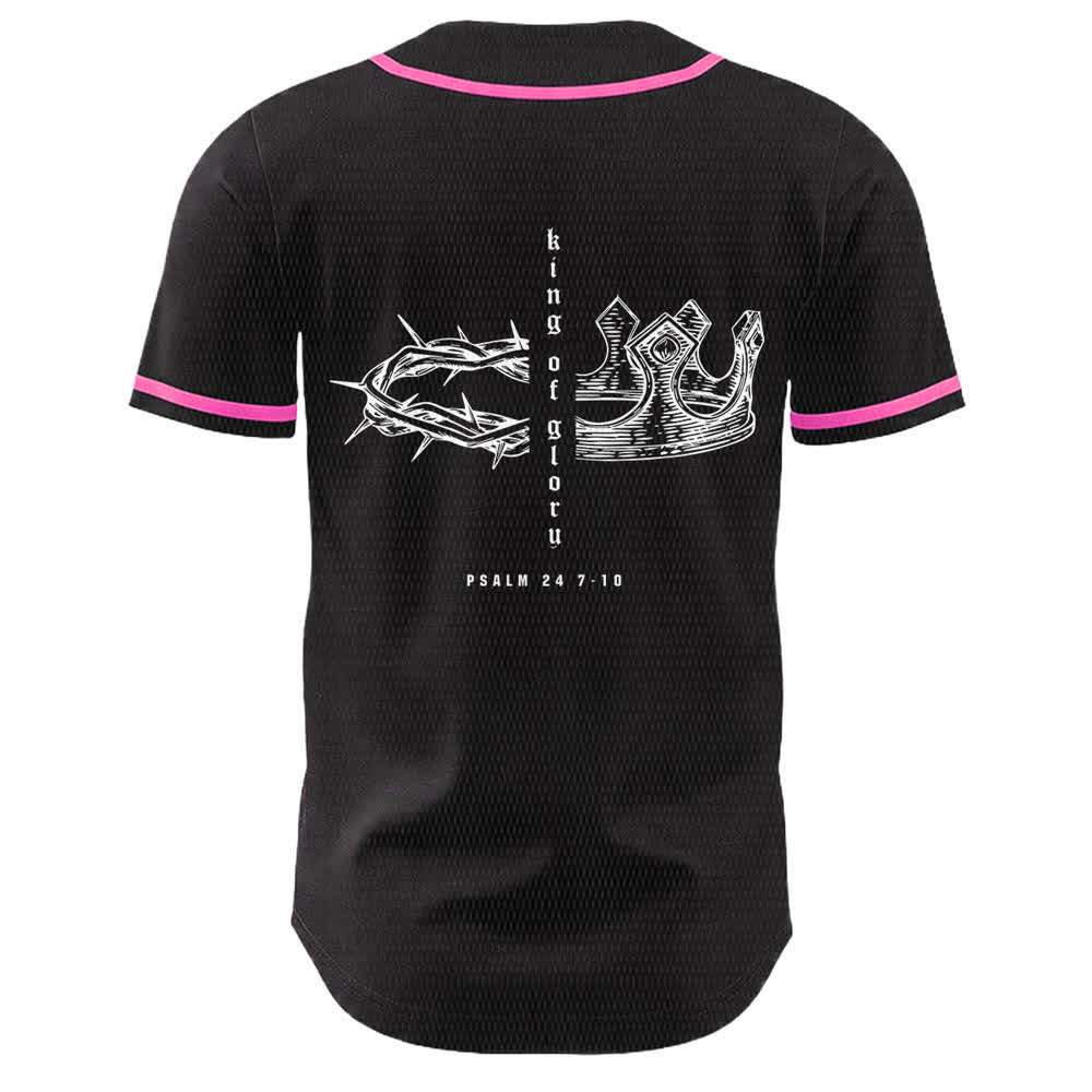 Christianartworkshop Yahweh 24 King Of Glory Psalm 24 Unisex Baseball Jersey - image 11