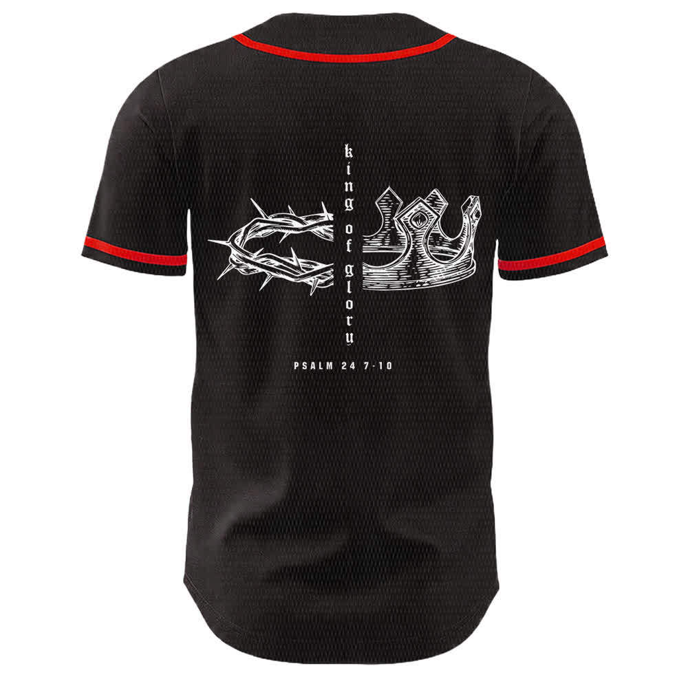 Christianartworkshop Yahweh 24 King Of Glory Psalm 24 Unisex Baseball Jersey - image 14