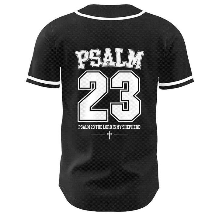 Christianartworkshop Jesus Psalm 23 The Lord Is My Shepherd Unisex Baseball Jersey - image 7