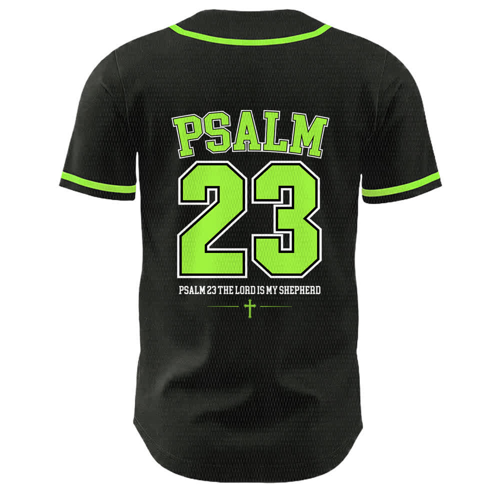 Christianartworkshop Jesus Psalm 23 The Lord Is My Shepherd Unisex Baseball Jersey - image 19