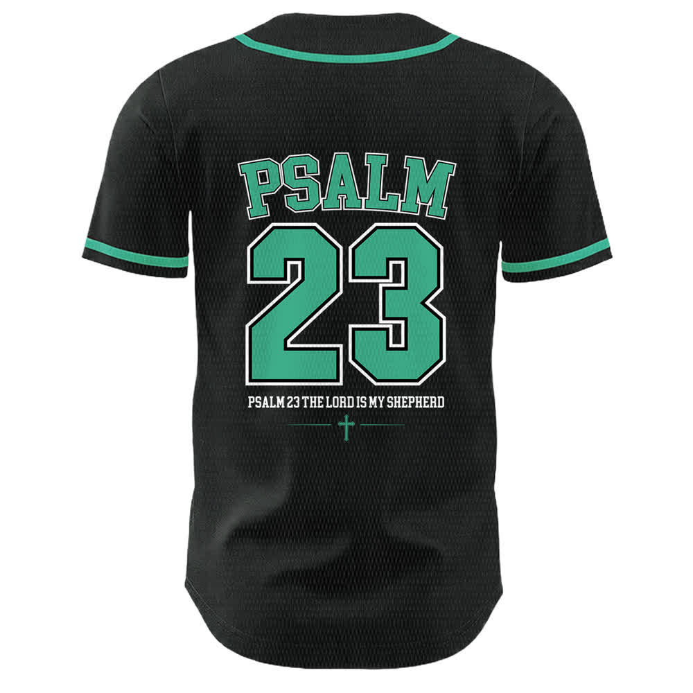 Christianartworkshop Jesus Psalm 23 The Lord Is My Shepherd Unisex Baseball Jersey - image 25