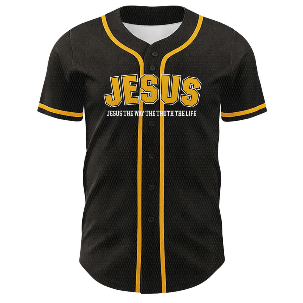 Christianartworkshop Jesus Psalm 23 The Lord Is My Shepherd Unisex Baseball Jersey - image 2