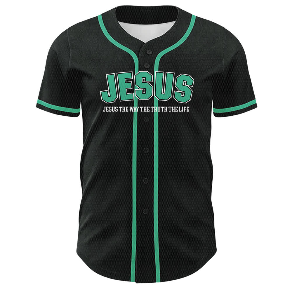 Christianartworkshop Jesus Psalm 23 The Lord Is My Shepherd Unisex Baseball Jersey - image 26